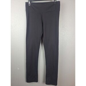 90 Degree by Reflex Womens Black High Waisted Cropped Leggings Size S Activewear